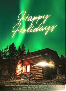 Am 07. Januar 2026 geht es weiter.